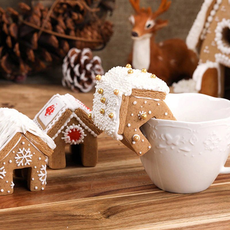 Jul Pepparkakor Hus Kex Rostfritt Stål Form Set Diy