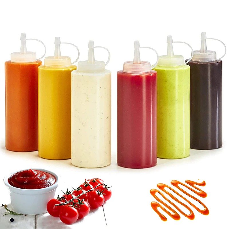 Klämflaska Ketchup Senap Mayo Kitchen Gadget