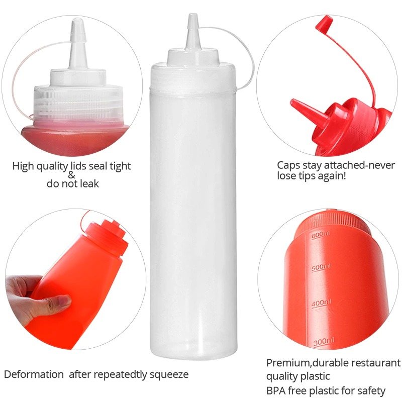 Klämflaska Ketchup Senap Mayo Kitchen Gadget