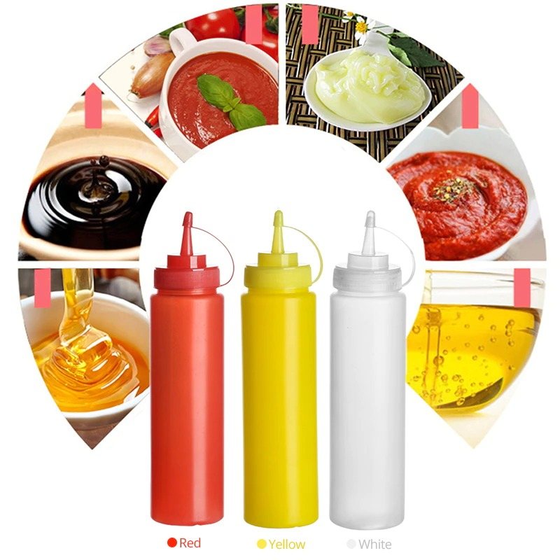 Klämflaska Ketchup Senap Mayo Kitchen Gadget