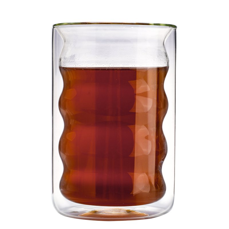 Latte Macchiato Glasögon Dubbelväggiga 350 Ml Set Med 6 Termoglas Gjorda Av Borosilikatglas Espressokoppar Kaffekoppar Dricksglas Capuccinokoppar Glassglas Med 6 Skedar Och 6 Glasunderlägg