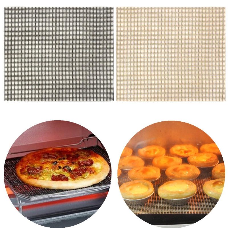 Non Stick Ugn Bakning Mesh Plåt Bricka Crispy Chips Pizza Bbq Grill Pan