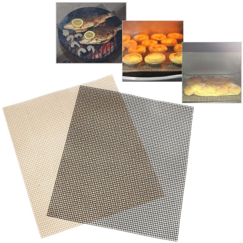 Non Stick Ugn Bakning Mesh Plåt Bricka Crispy Chips Pizza Bbq Grill Pan