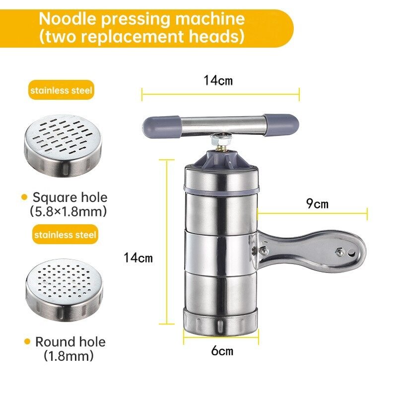 Noodle Maker Machine Press Rostfritt Stål