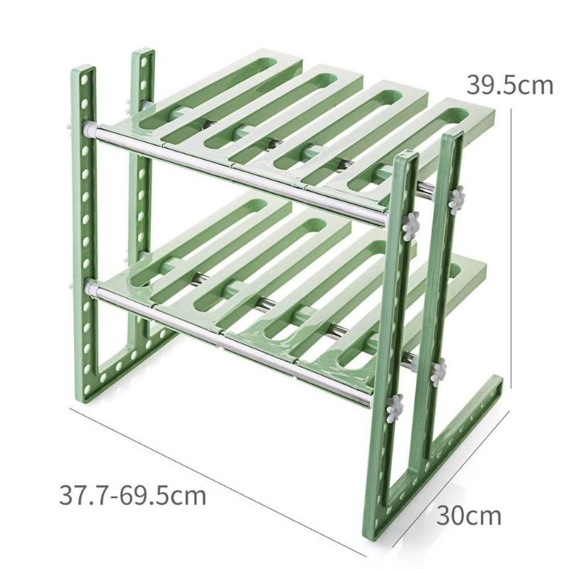 Rack Kök Under Diskbänk Förvaring Spis Gryta Pan Hållare Skåp Organizer