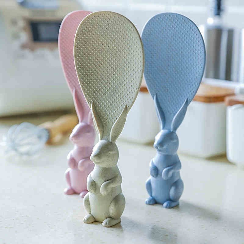 Rice Scoop Rabbit Non-stick Paddle Spoon Tool