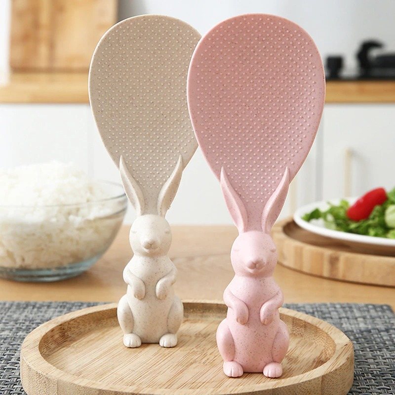 Rice Scoop Rabbit Non-stick Paddle Spoon Tool