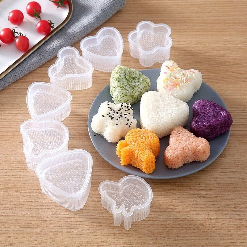 Sushi Mould Rice Ball Maker Diy Non-stick Bento