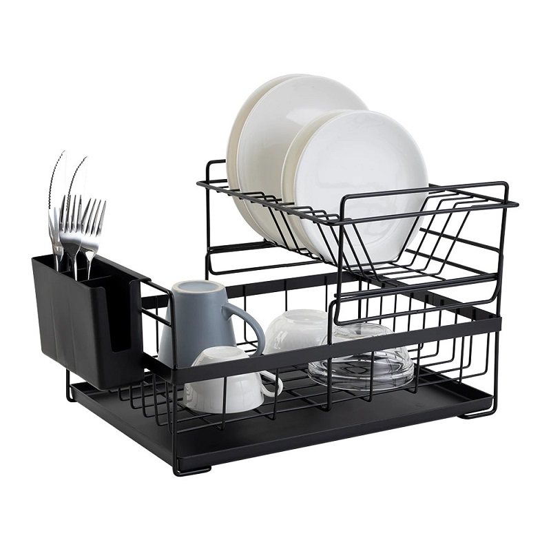 Torkställ Med Drainboard Drainer Organizer Förvaring