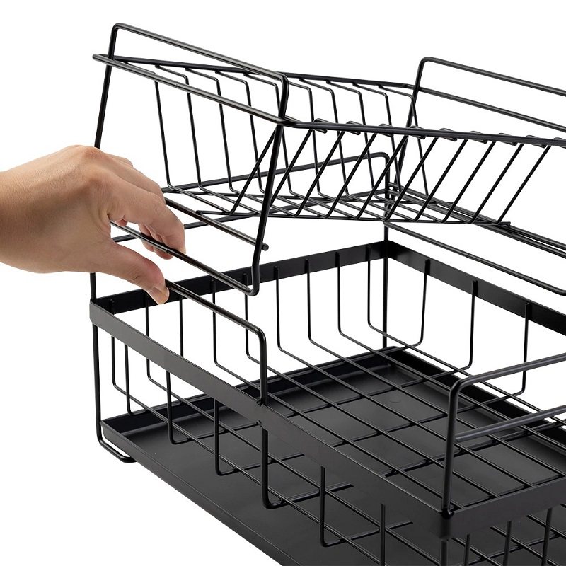 Torkställ Med Drainboard Drainer Organizer Förvaring