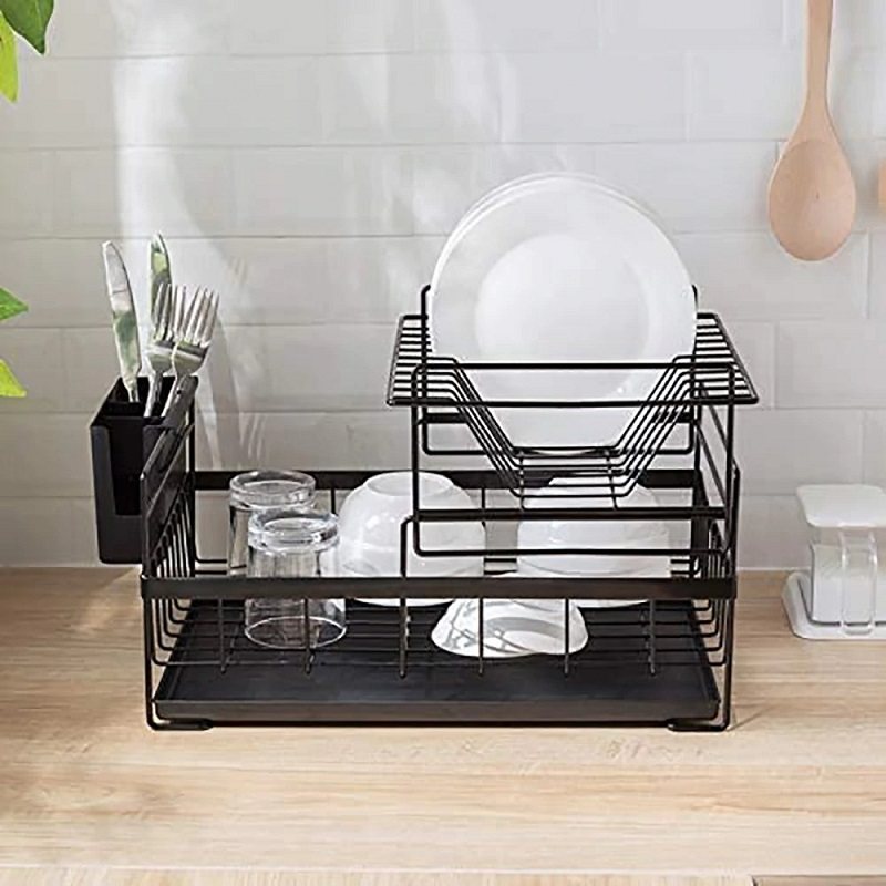 Torkställ Med Drainboard Drainer Organizer Förvaring