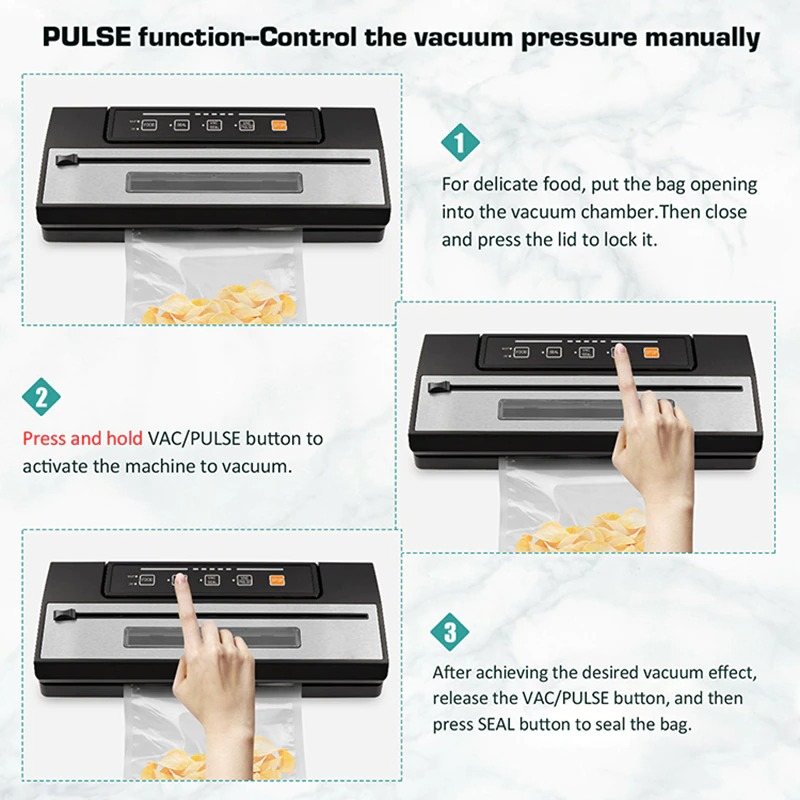 Vacuum Sealer Förpackningsmaskin För Matförvaring