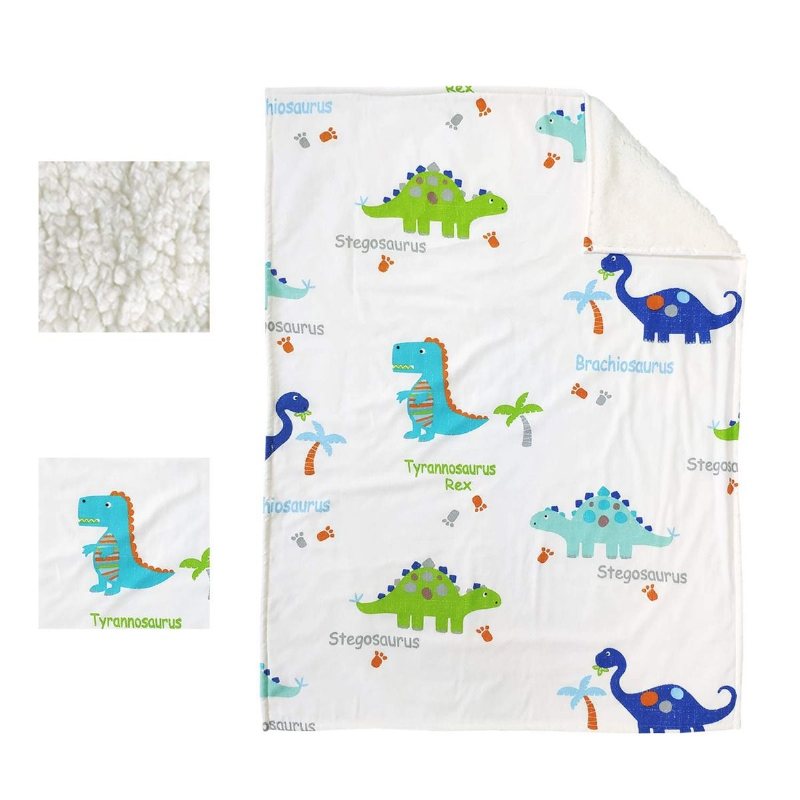 11st Dinosaurie Baby Boys Spjälsäng Sängkläder Set 100% Bomull Nursery Set Med Bumper Shower Present