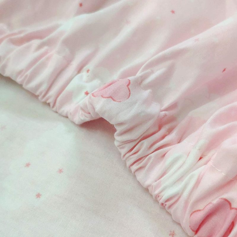 3 St Baby Gir's Unicorn Nursery Sängkläder 100% Bomull Rosa Princess Crib Set (ruffle Täcken Fitted Lakan Spjälsäng Kjol)