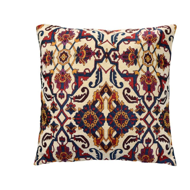 Bohemiska Kuddfodral Retro Jacquard Paket Med 2 Texturerade Chenille Etniska Boho Marockanska Dekorativa Kuddar