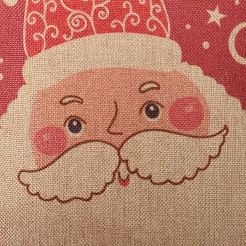 Christmas Series Santa Claus Present Kuddfodral Hemma Soffa Bil