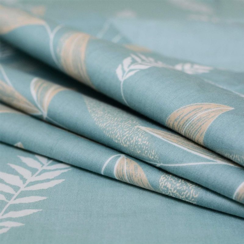 Lakanset Shabby Teal Sängkläder 100 % Bomull Hypoallergena Djupa Fickor 4-delade