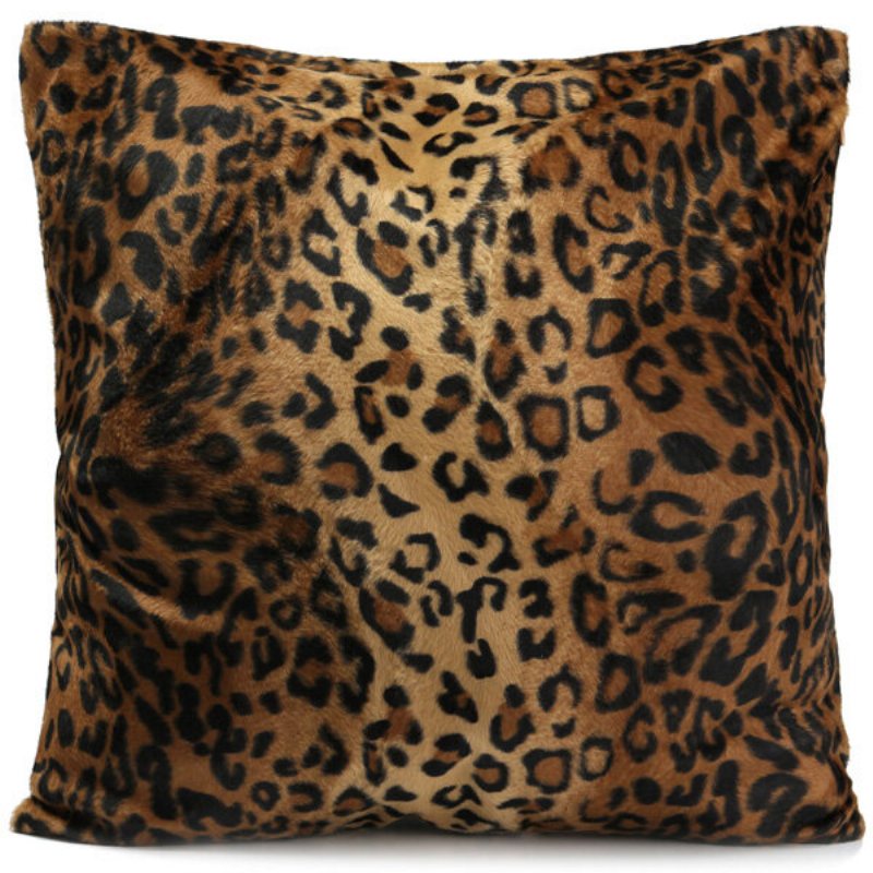 Leopard Djurtrycksmönster Kuddfodral Soffa Midja Heminredning