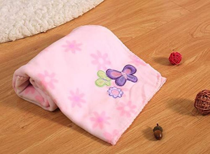 Spjälsängsängsatser För Flickor Med Stötfångare Butterfly Blommig Baby Nursery Sängkläder Rosa & Lila 9 Delar