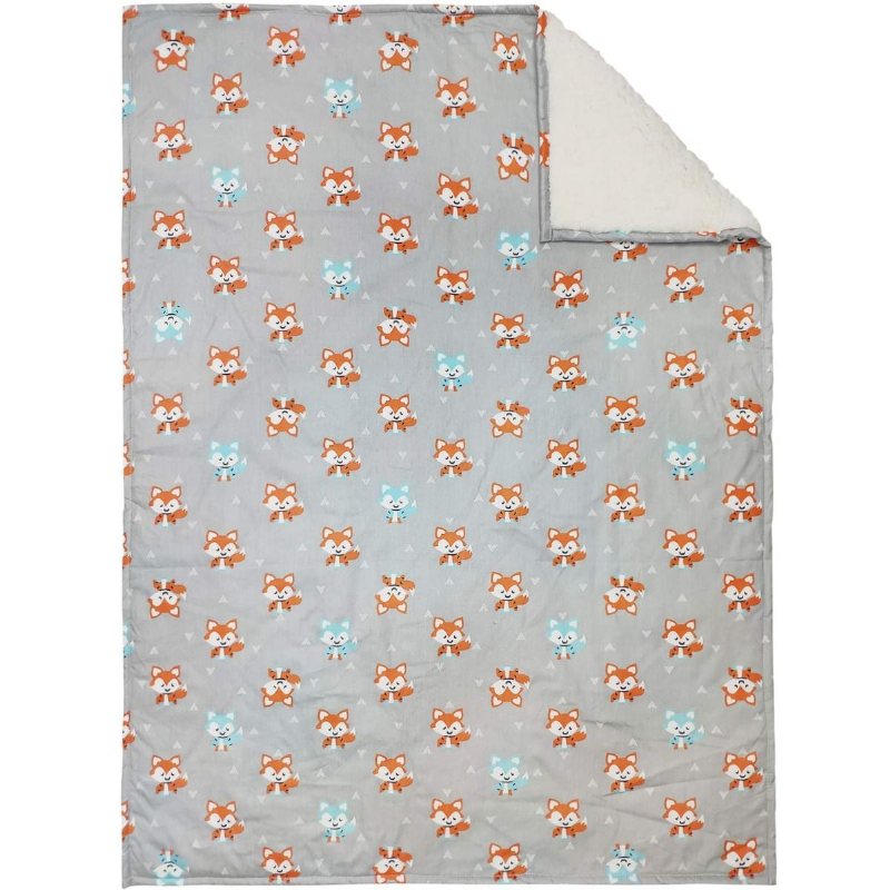 Spjälsängsängsatser För Pojkar Flickor Woodland Fox Arrow Baby Nursery Sängkläder Unisex100 % Andningsbar Bomull