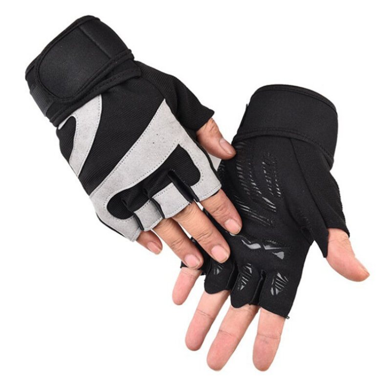 1 Par Kaload Tactical Glove Cykling Half Finger Unisex Handskar Silikon Anti-halk Andas Fitness