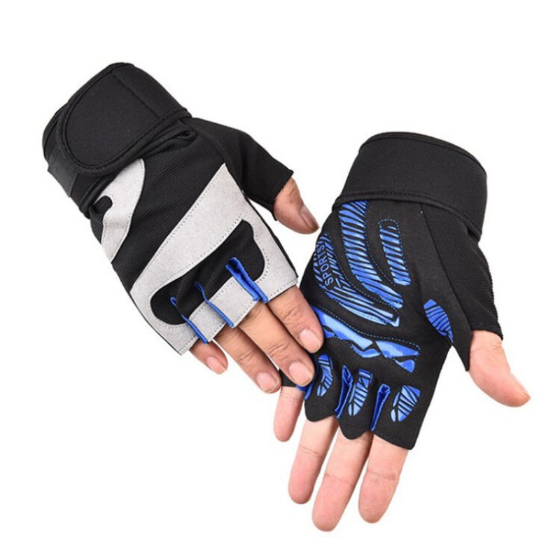 1 Par Kaload Tactical Glove Cykling Half Finger Unisex Handskar Silikon Anti-halk Andas Fitness