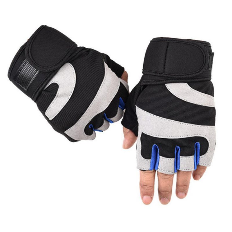 1 Par Kaload Tactical Glove Cykling Half Finger Unisex Handskar Silikon Anti-halk Andas Fitness