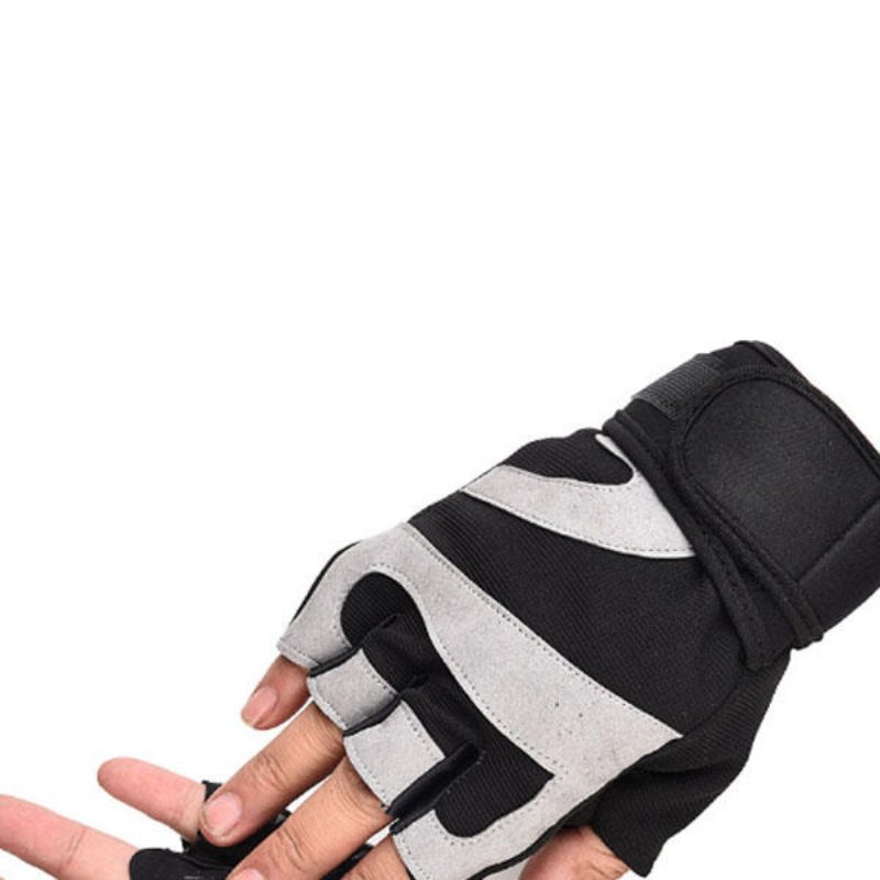 1 Par Kaload Tactical Glove Cykling Half Finger Unisex Handskar Silikon Anti-halk Andas Fitness