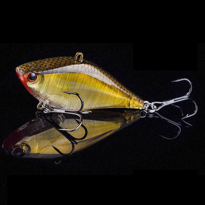 1 St 6.3 cm 14 G Jerkbait Hard Vib Lures Crankbait Fishing Lure Wobblers Med Diskantkrok