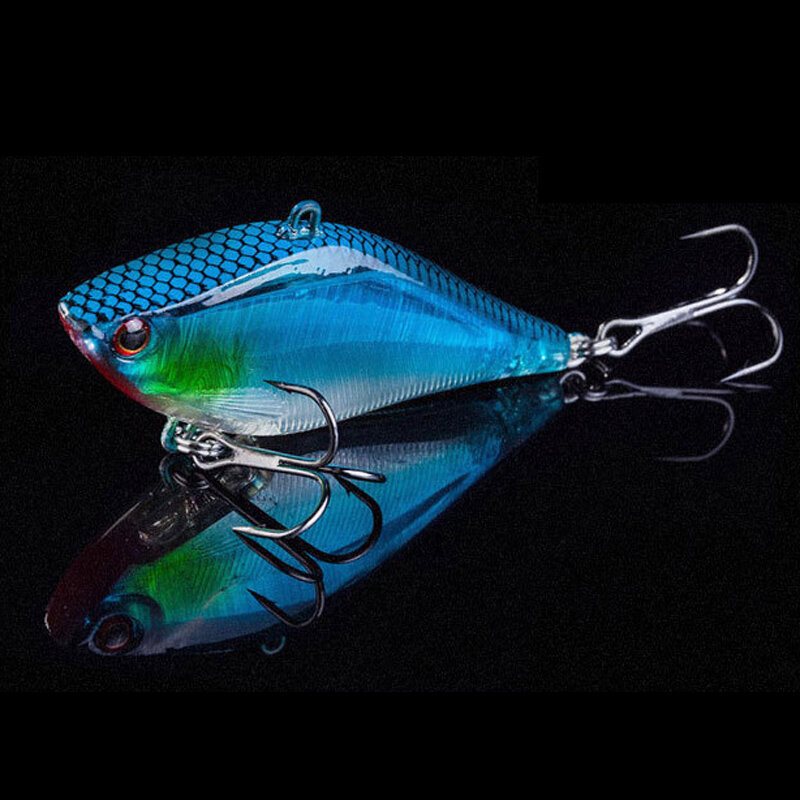 1 St 6.3 cm 14 G Jerkbait Hard Vib Lures Crankbait Fishing Lure Wobblers Med Diskantkrok