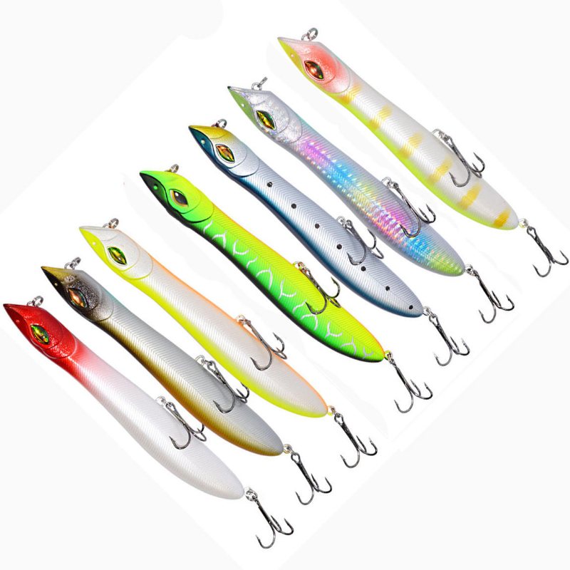 1 Stk 14cm Topwater Popper Bait Fiskedrag Hårt Bete Och Redskap Gjutning Spinning Jigging