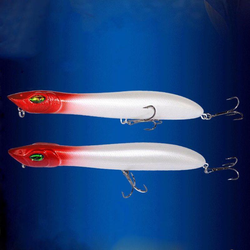 1 Stk 14cm Topwater Popper Bait Fiskedrag Hårt Bete Och Redskap Gjutning Spinning Jigging