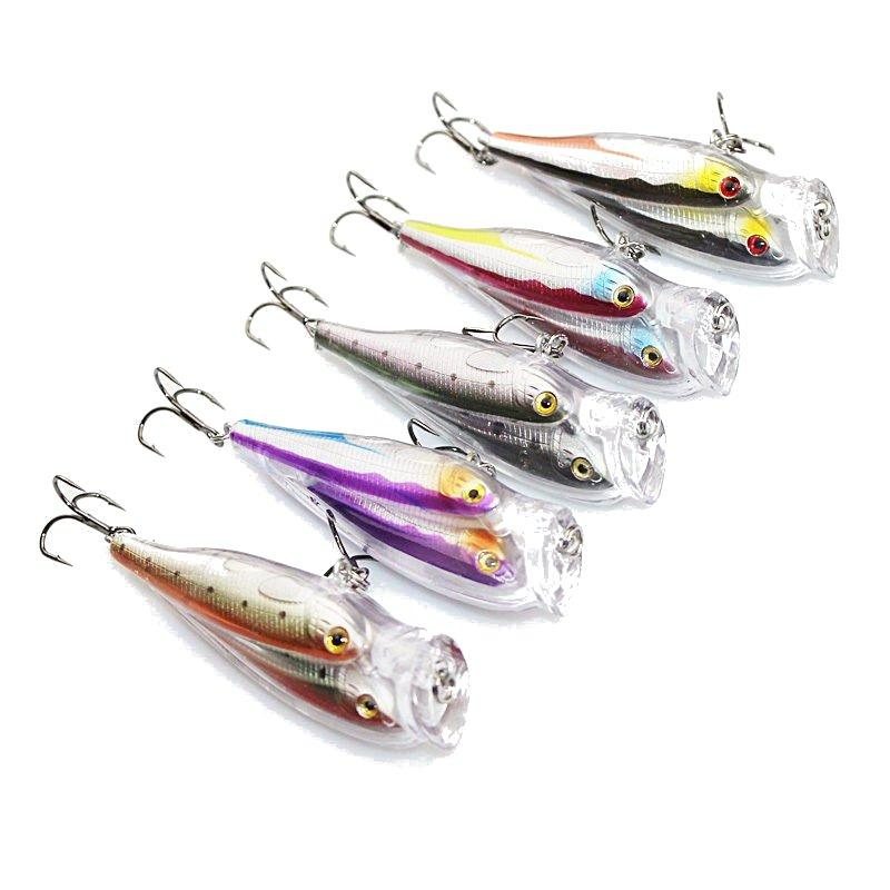 12.5 G 7.5 cm Fiskedrag Jerkbait Bass Crankbaits Med Redskapskrokar