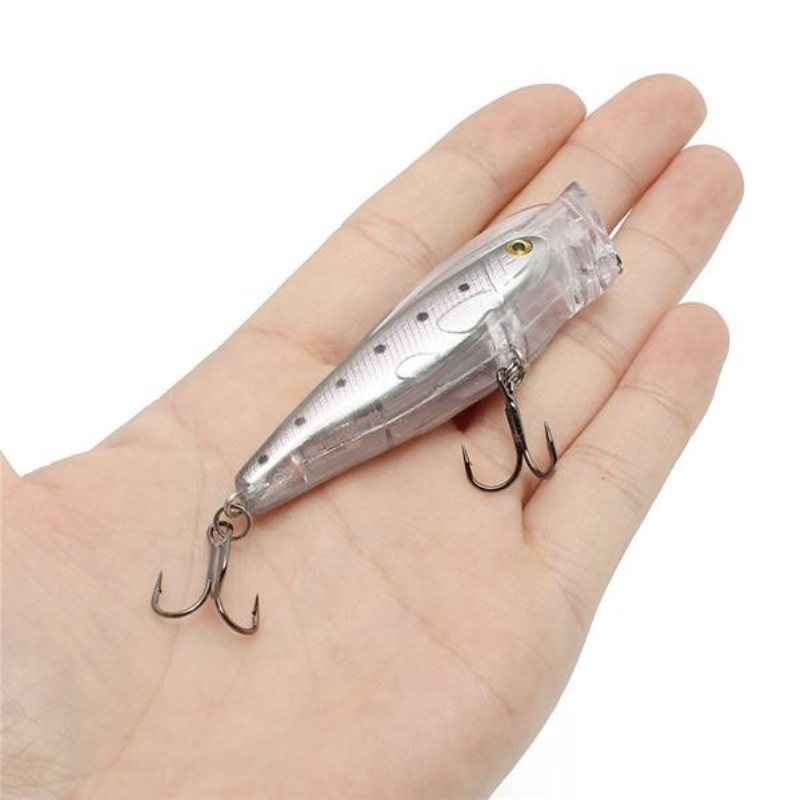 12.5 G 7.5 cm Fiskedrag Jerkbait Bass Crankbaits Med Redskapskrokar