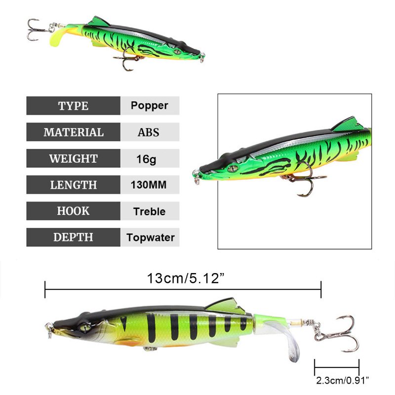 1st 10färg 13cm/16g Minow Fiskedrag Havsfiske