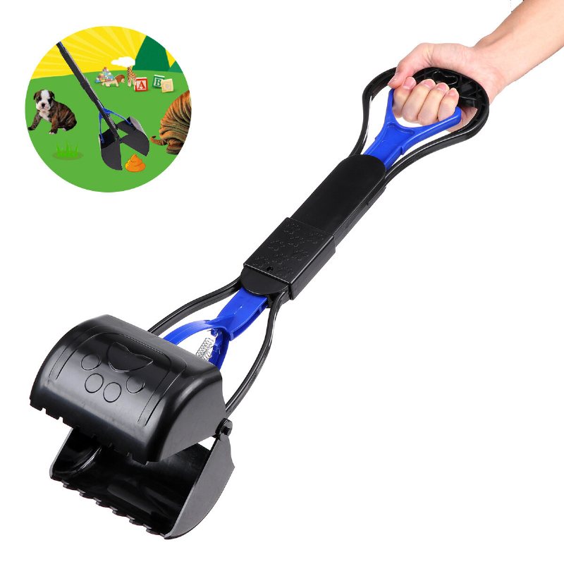 24" Large Pooper Scooper Folding Portable Pet Aste Pick Up Jaw För Hundar Katter Husdjur