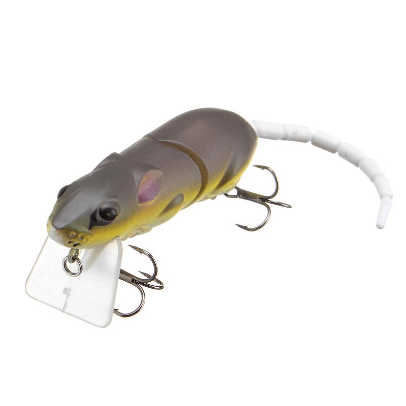 25cm 15.5g Ledad Råttfiske Lure Mus Flytande Crankbait Sea Topwater 3d Eyes Artificiella Beten