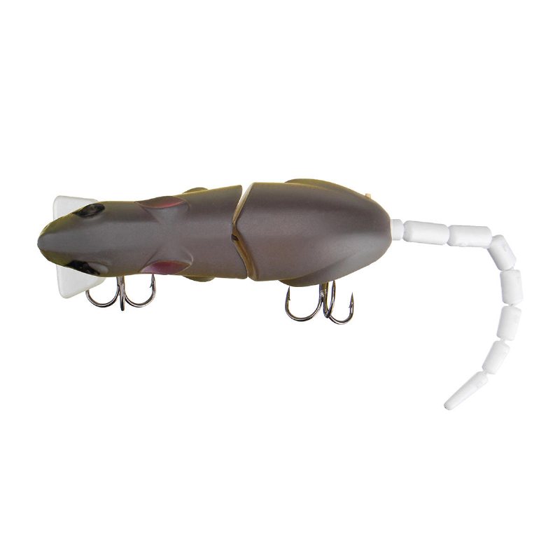 25cm 15.5g Ledad Råttfiske Lure Mus Flytande Crankbait Sea Topwater 3d Eyes Artificiella Beten