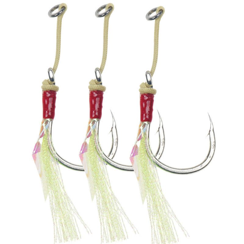 3 St Casting Torskkrok Fiskedrag Metall Crankbaits Fiskekrok