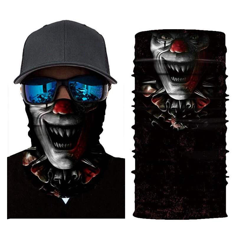 3d Digital Printing Multifunktion Soldamm Bandanas Huvudduk Ansiktshalsduk Mask Pannband Dammtät Uv-skydd Nackdamask