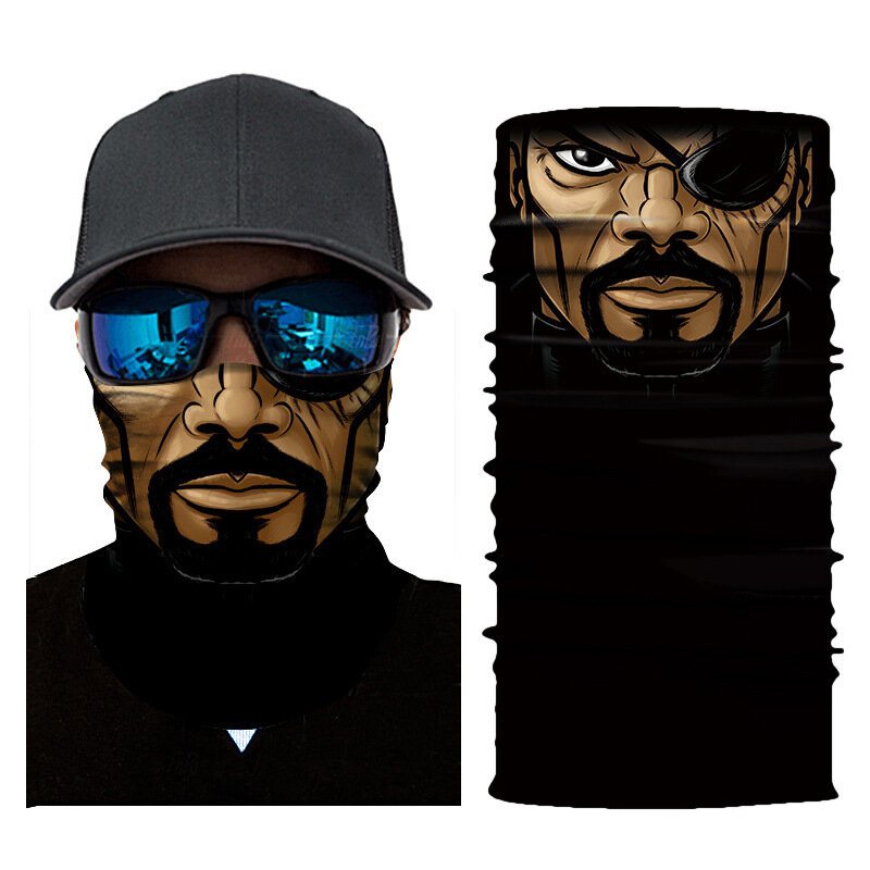 3d Digital Printing Multifunktion Soldamm Bandanas Huvudduk Ansiktshalsduk Mask Pannband Dammtät Uv-skydd Nackdamask