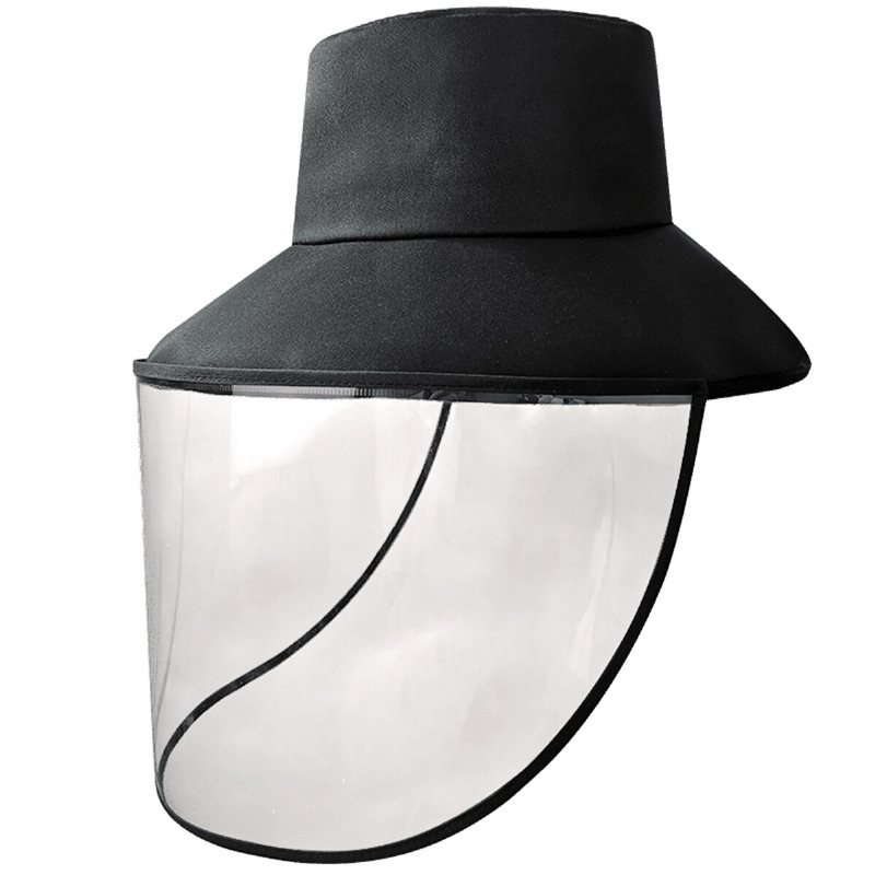 58 cm Avtagbar Skyddsmössa Anti-dim Hatt Dammtät Ansiktsskydd Fisherman Cap