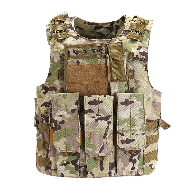 600d Nylon Plate Carrier Taktisk Väst Utomhus Jakt Skyddsväst Justerbar För Stridstillbehör