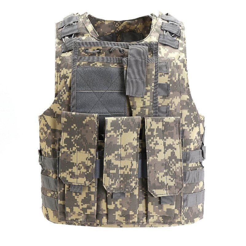 600d Nylon Plate Carrier Taktisk Väst Utomhus Jakt Skyddsväst Justerbar För Stridstillbehör