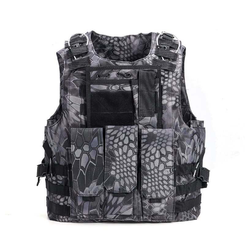 600d Nylon Plate Carrier Taktisk Väst Utomhus Jakt Skyddsväst Justerbar För Stridstillbehör