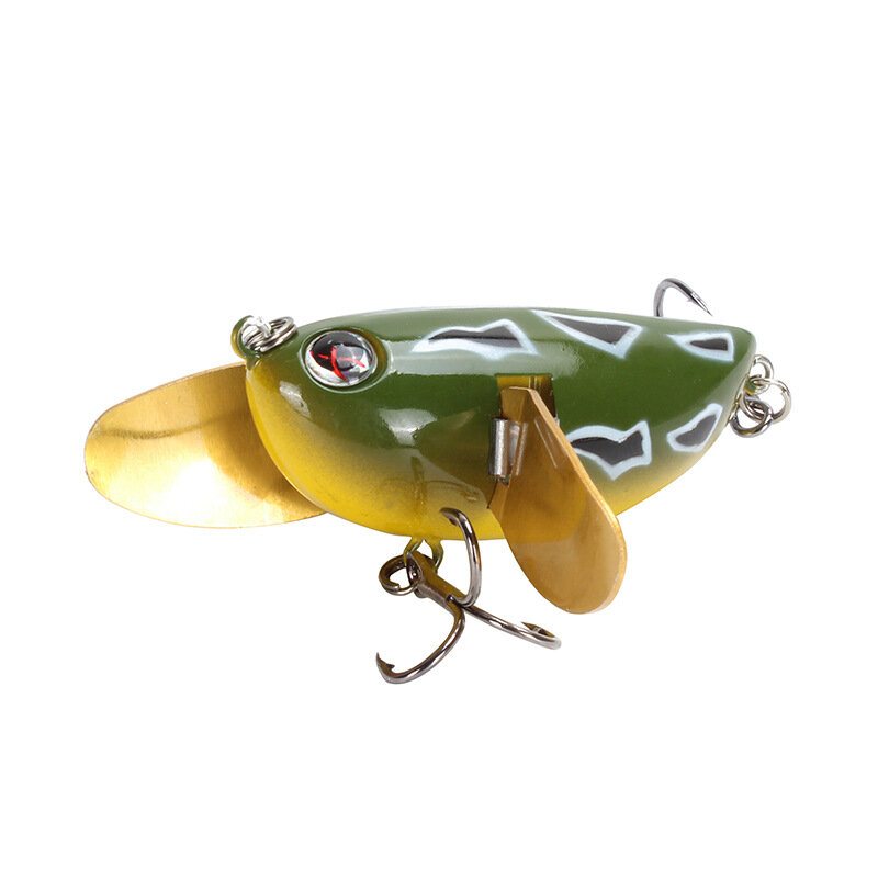 Amlucas 6cm/12.6g 8färger Abs Fiskedrag Diskantkrok Topwater Fiskebete