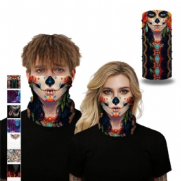 Basic Unisex Multifunktion Polyester Digitaltryckt Huvudduk Vindtät Dammtät Nackskydd Ansiktsmask Fiske Cykling Solskyddsmedel