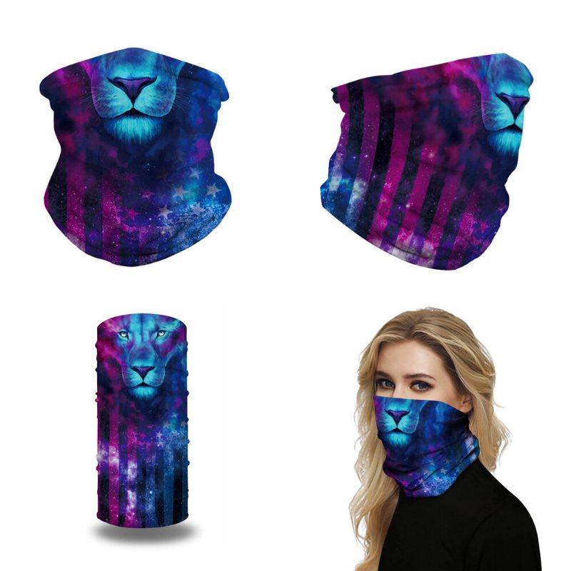 Basic Unisex Multifunktion Polyester Digitaltryckt Huvudduk Vindtät Dammtät Nackskydd Ansiktsmask Fiske Cykling Solskyddsmedel