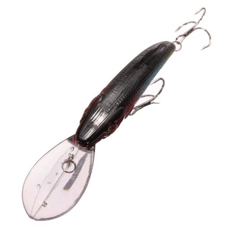 Bass Fiskedrag Dykning Crankbaits Minnow Treble Krokar Beten 15.5cm