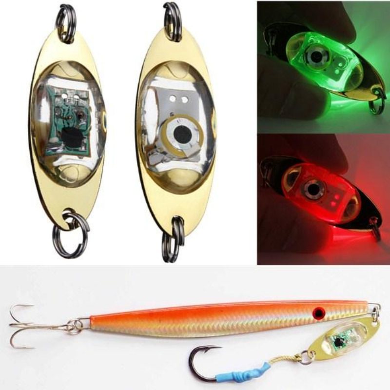 Bl-01 Led Light Bait Djup Drop Under Water Blinkande Lampa Metall